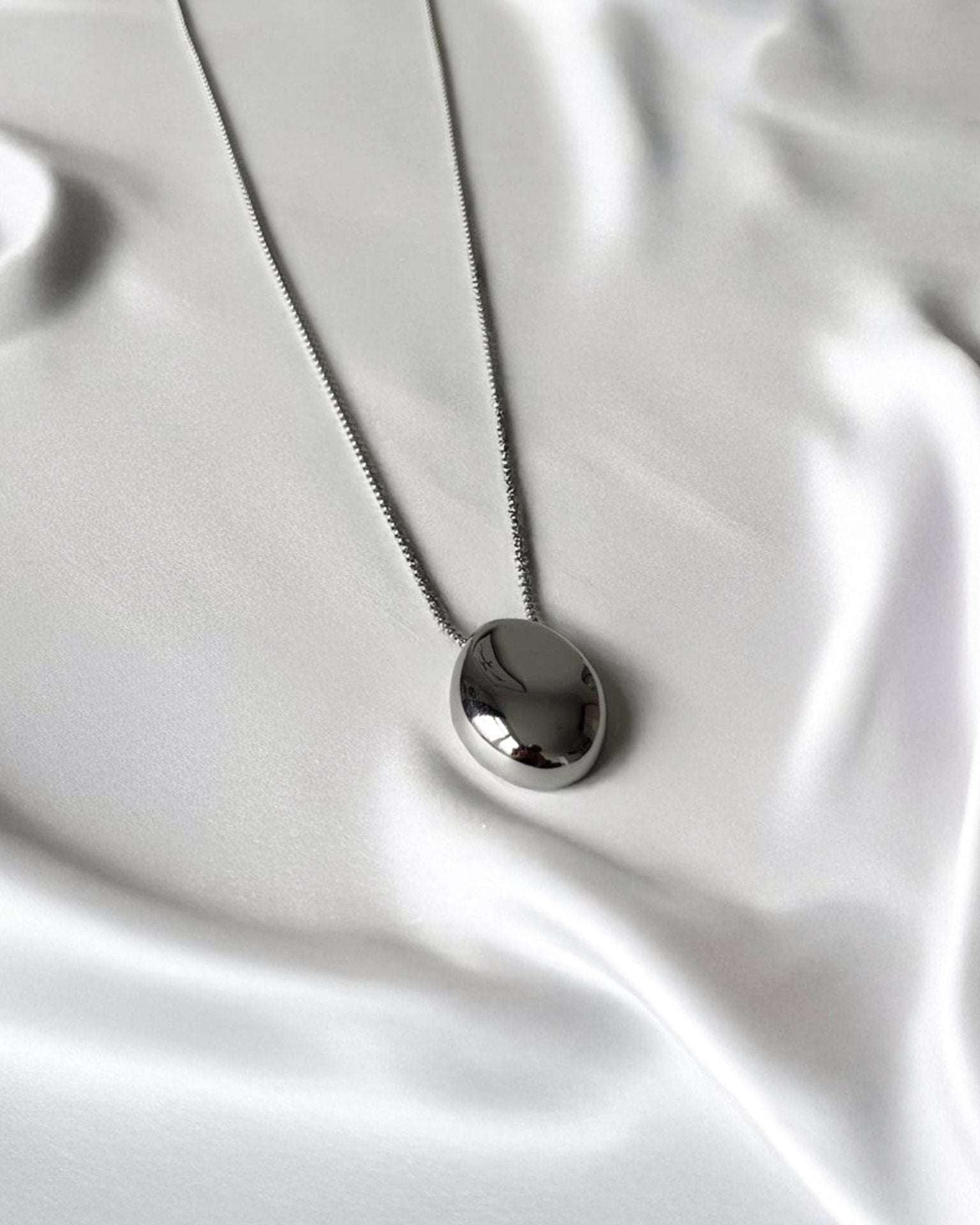 LIV NECKLACE SILVER - scandivv