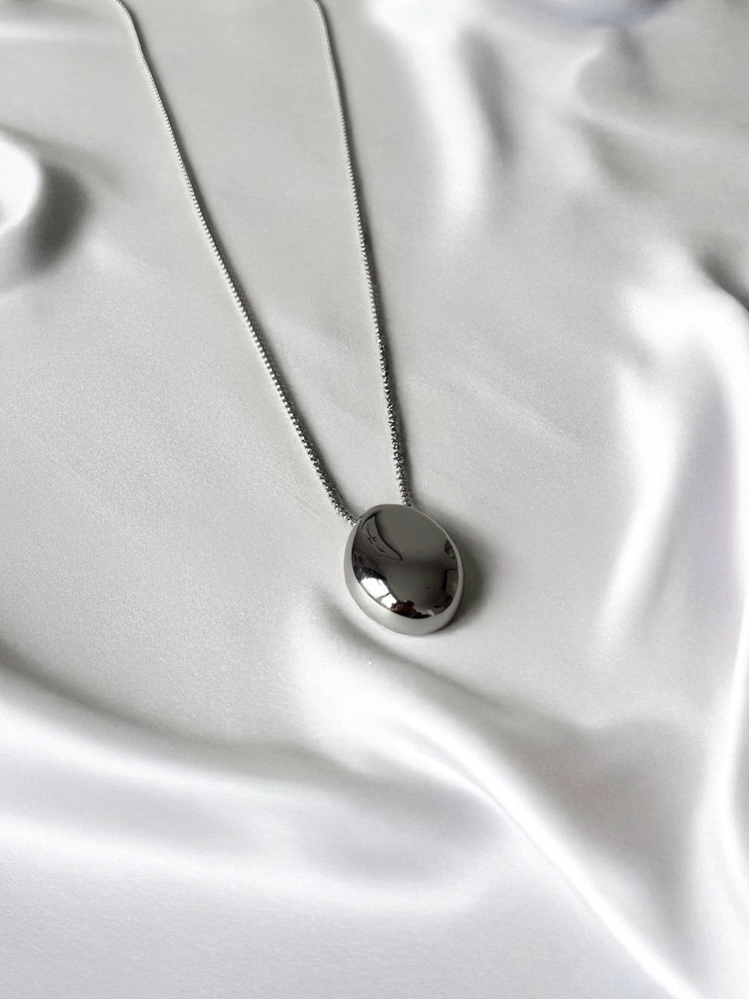 LIV NECKLACE SILVER - scandivv