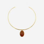 LUMI NECKLACE BROWN - scandivv