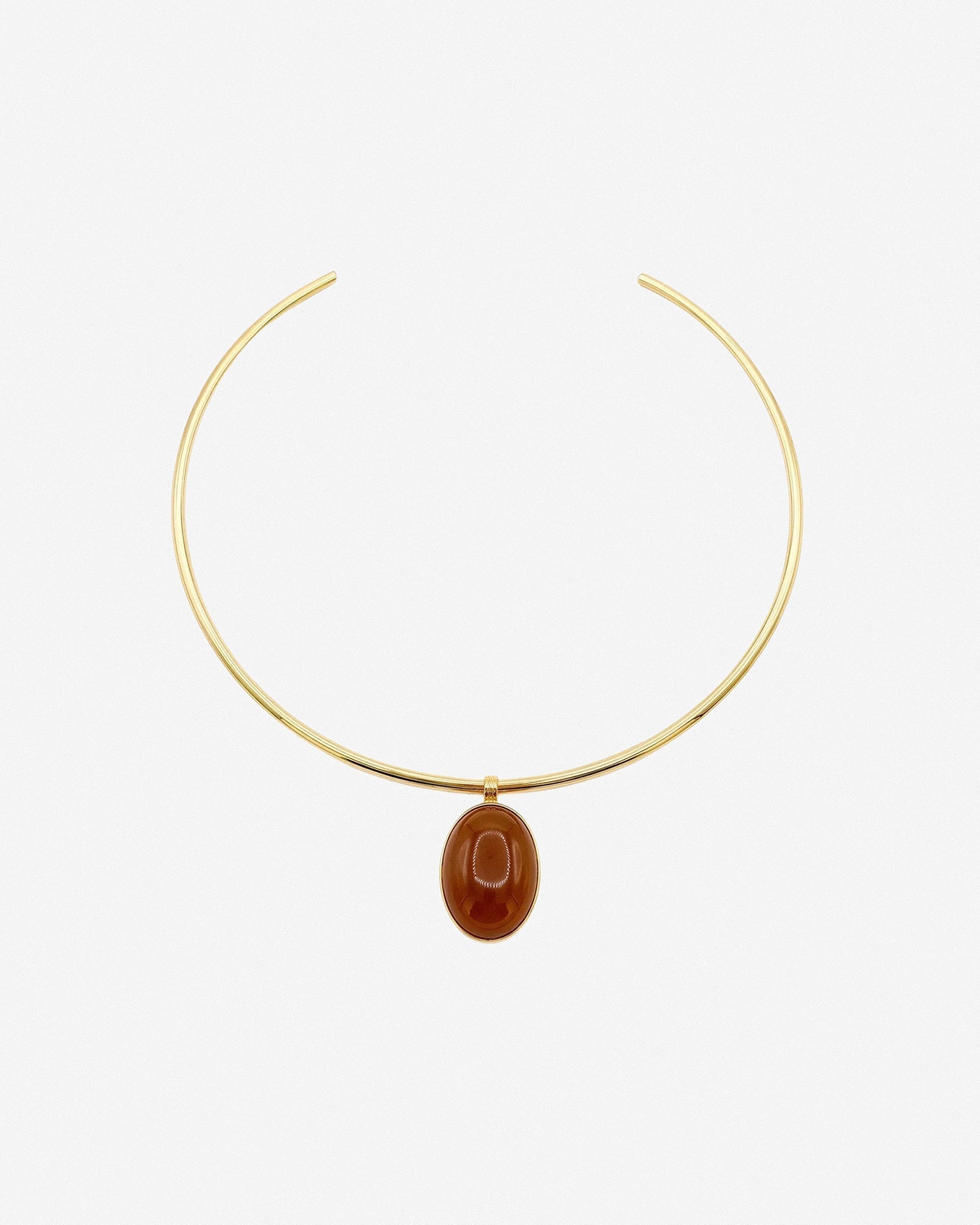 LUMI NECKLACE BROWN - scandivv