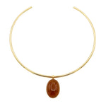 LUMI NECKLACE BROWN - scandivv