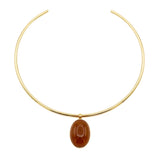 LUMI NECKLACE BROWN - scandivv