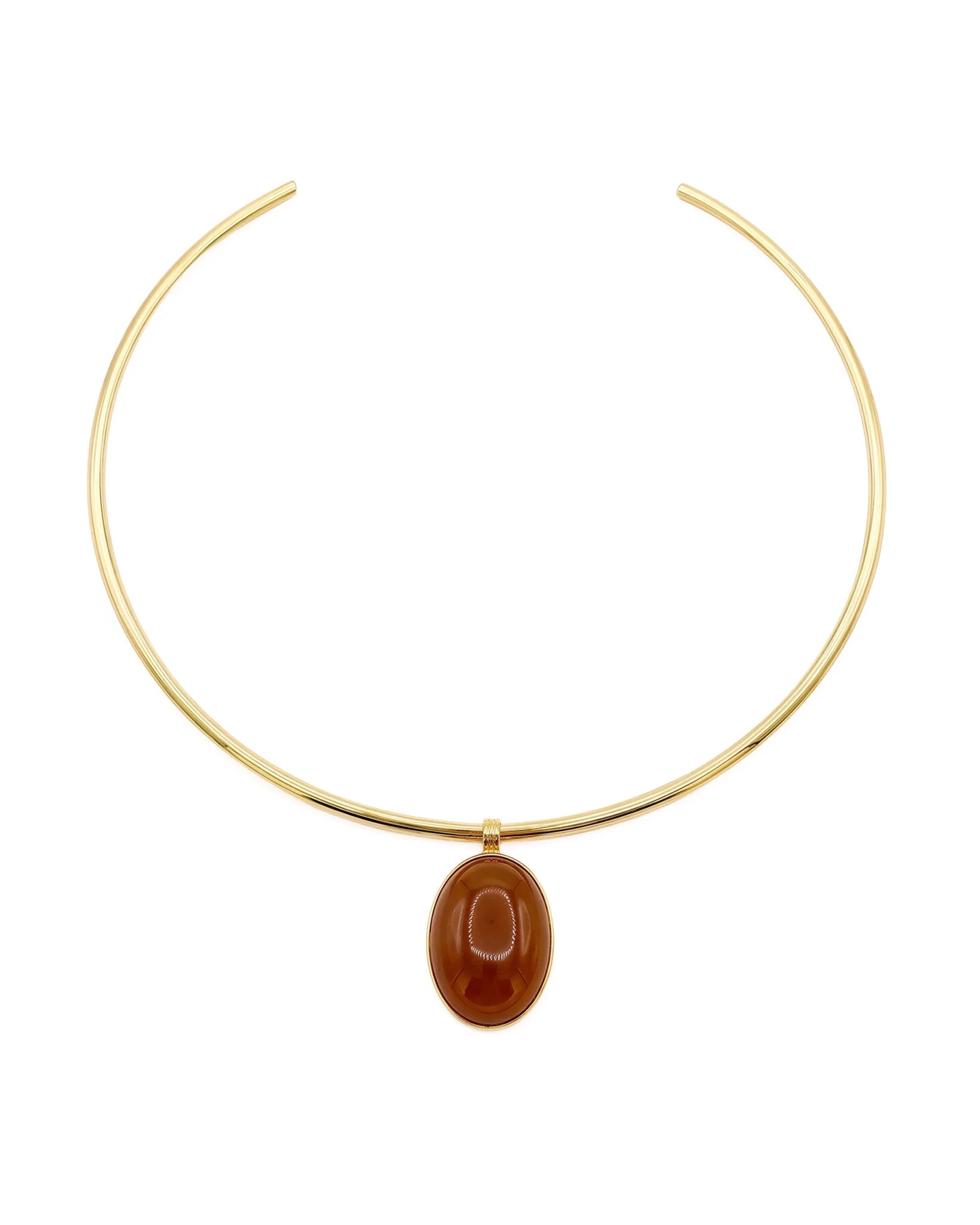 LUMI NECKLACE BROWN - scandivv