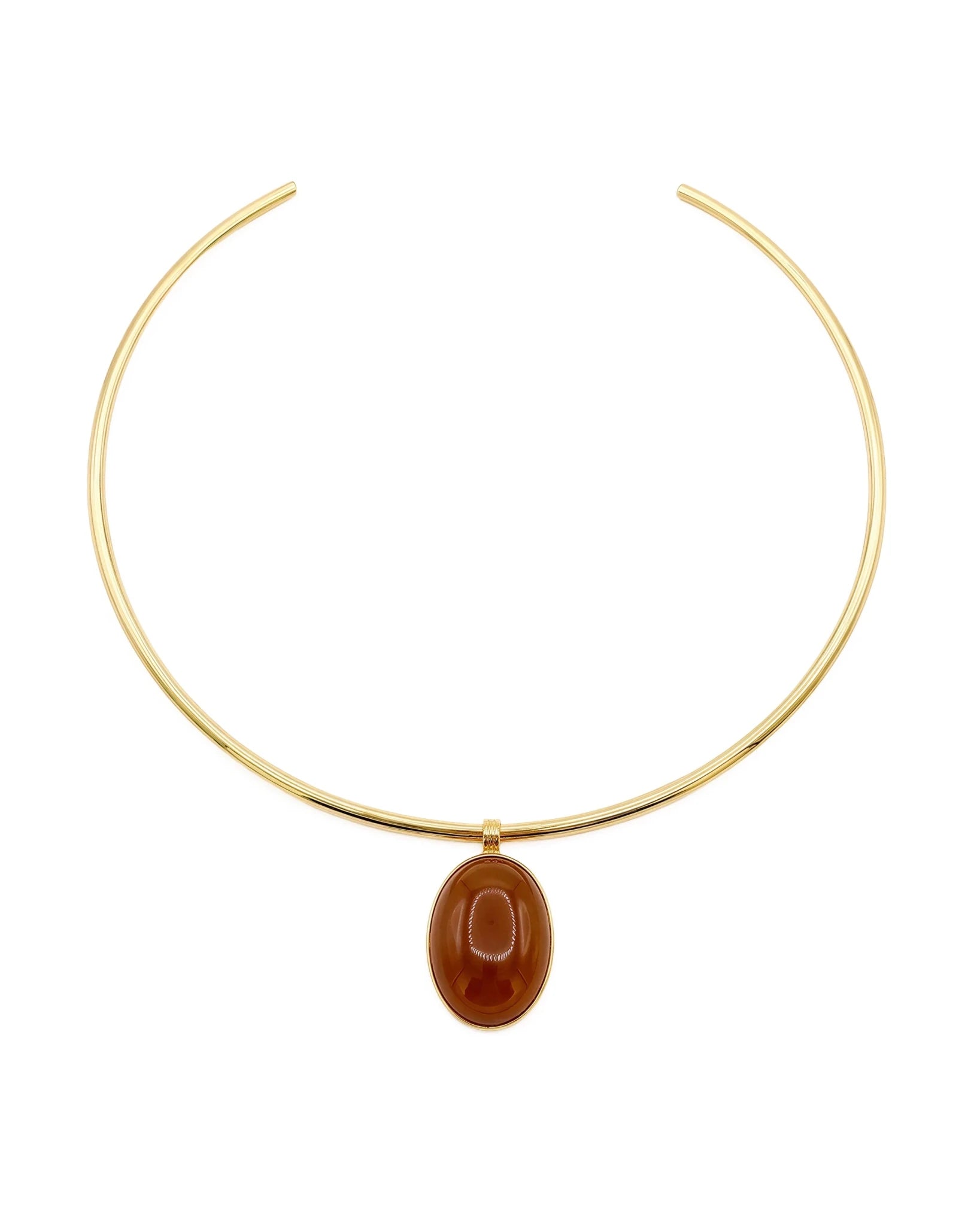 LUMI NECKLACE BROWN - scandivv