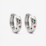 LUNA EARRINGS SILVER - scandivv