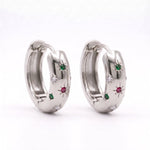 LUNA EARRINGS SILVER - scandivv