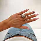 MAXI RING SILVER - scandivv