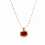 LENA NECKLACE IN RED - scandivv