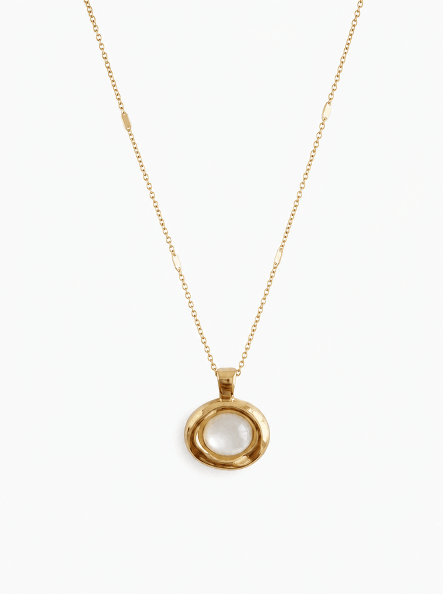 LENA NECKLACE IN WHITE - scandivv