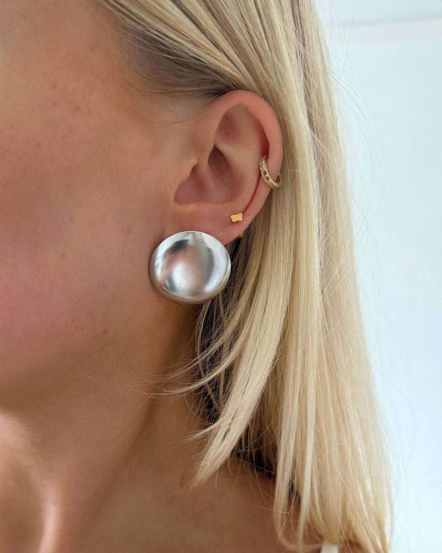 OLLI EARRINGS SILVER - scandivv