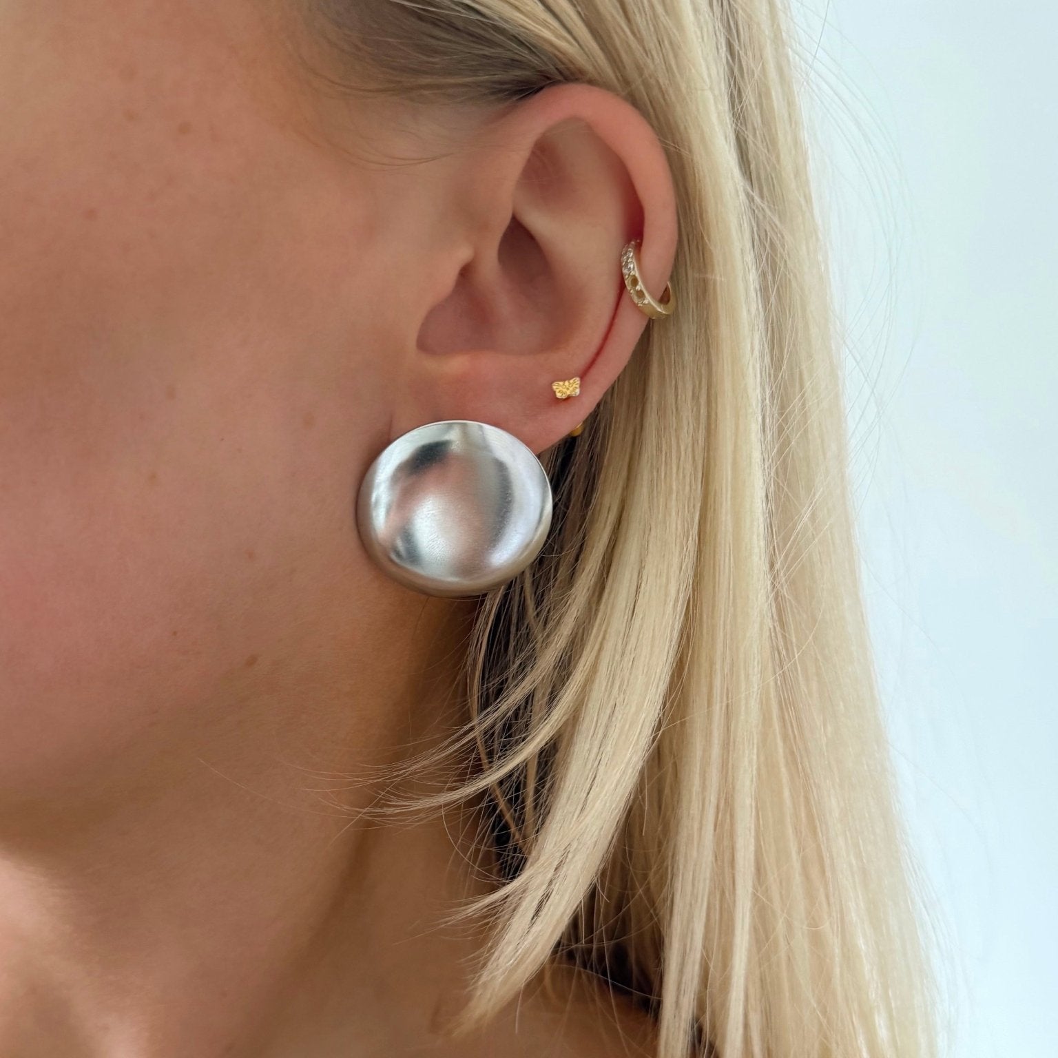OLLI EARRINGS SILVER - scandivv