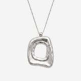 PIEN NECKLACE WITH CHAIN SILVER - scandivv