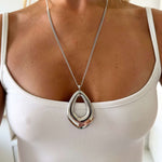 PLEUN NECKLACE SILVER - scandivv