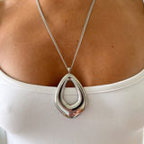 PLEUN NECKLACE SILVER - scandivv