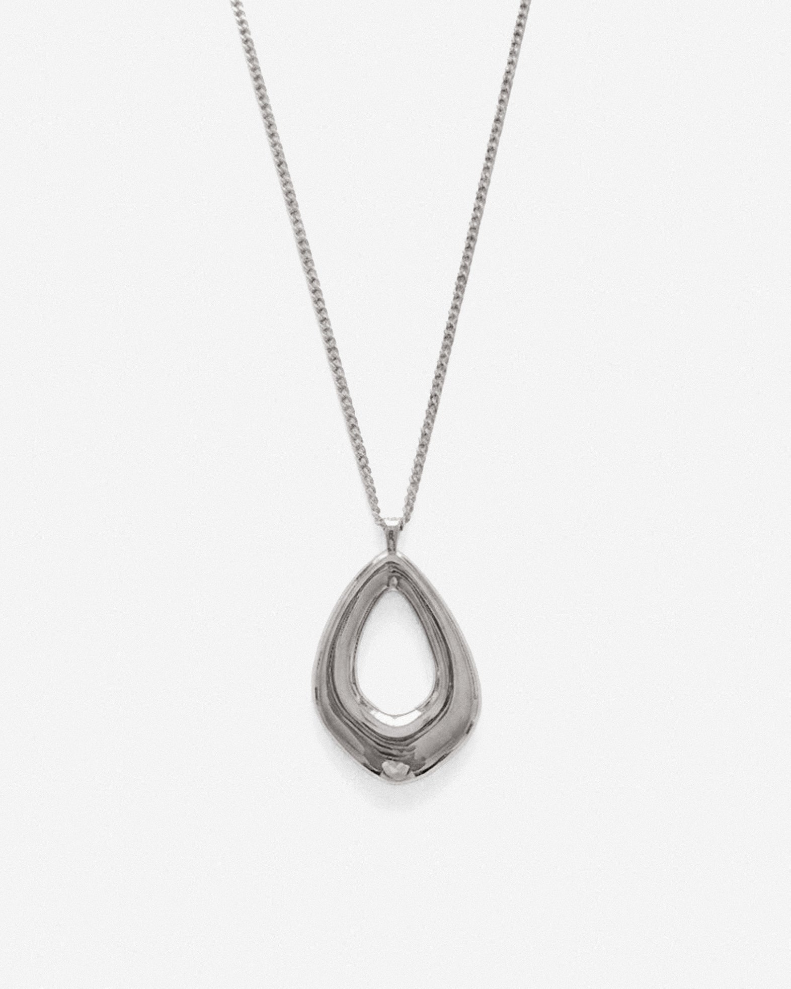 PLEUN NECKLACE SILVER - scandivv