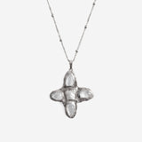 RENS NECKLACE SILVER PEARL - scandivv