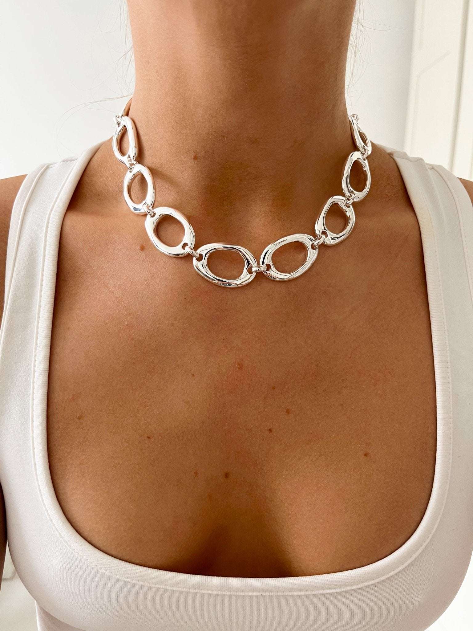 SALLY NECKLACE SILVER - scandivv