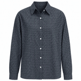 PREORDER - STEVIE PLAID SHIRT IN NAVY - scandivv