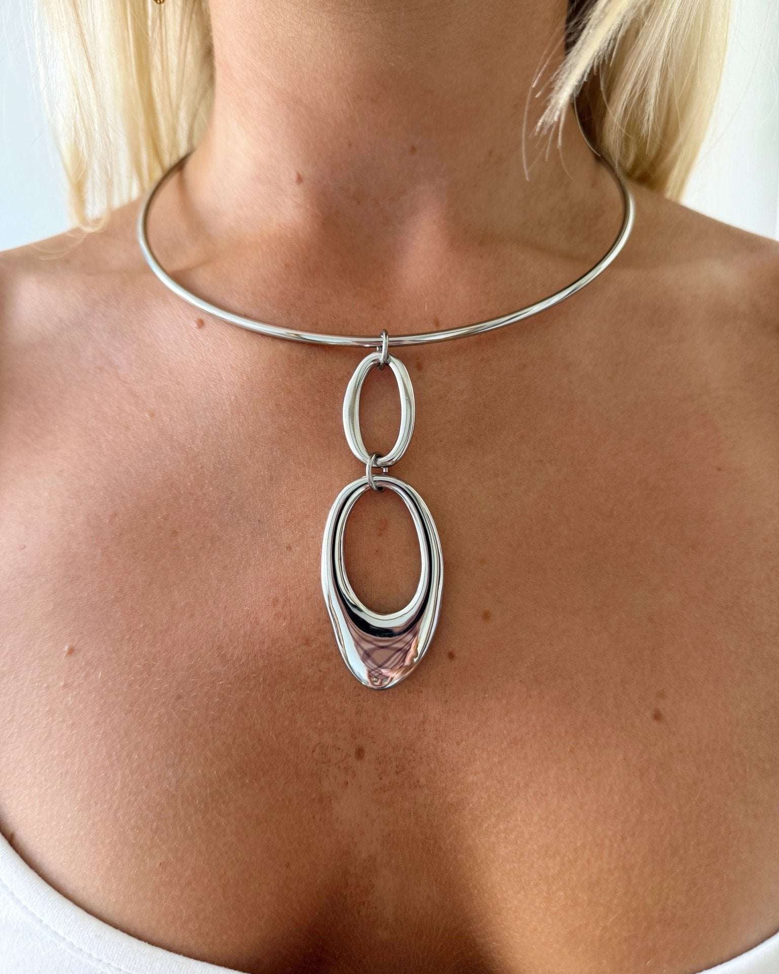 TAMMI NECKLACE SILVER - scandivv