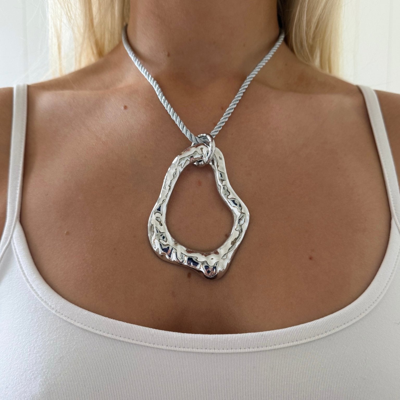 GABI NECKLACE SILVER - scandivv