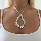 GABI NECKLACE SILVER - scandivv