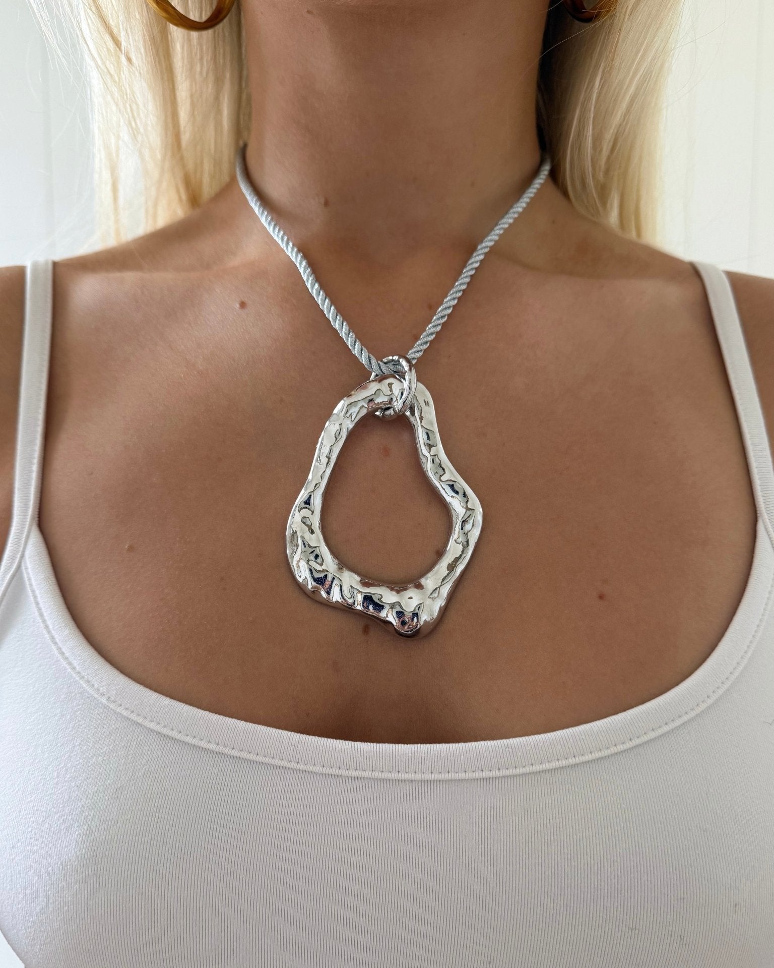 GABI NECKLACE SILVER - scandivv