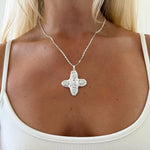 RENS NECKLACE SILVER PEARL - scandivv