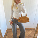 MAEVE SHELL BUTTONS PANTS IN SMOKE - scandivv