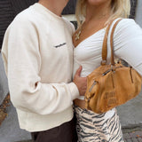 EDDA V-NECK 3/4 SLEEVE TOP IN WHITE - scandivv