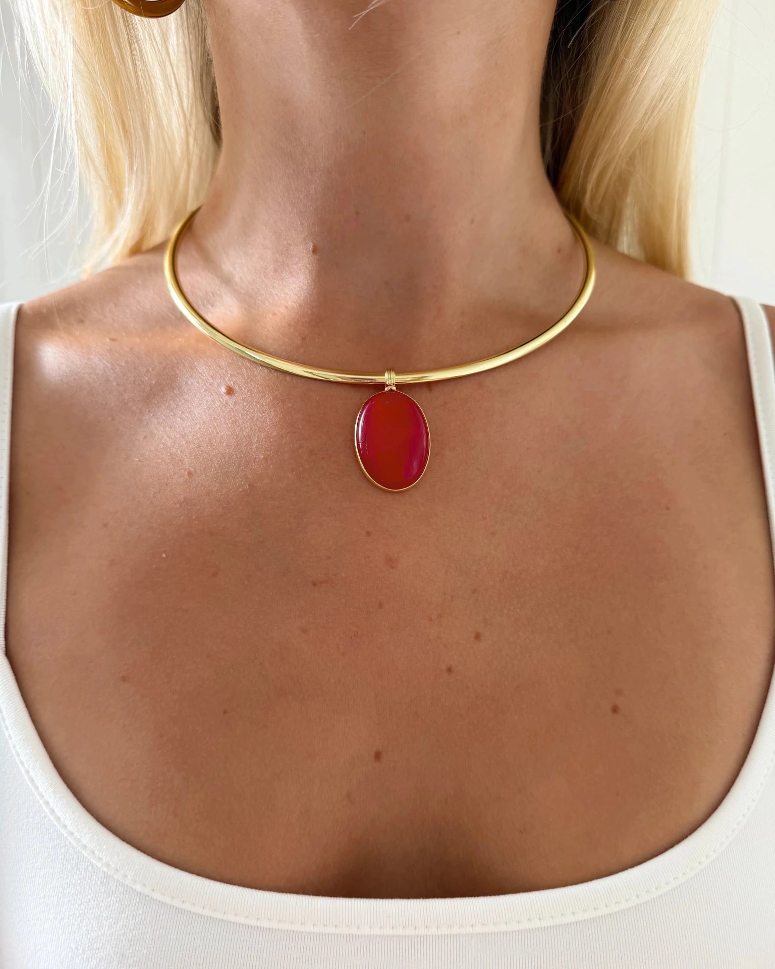 LUMI NECKLACE RED - scandivv