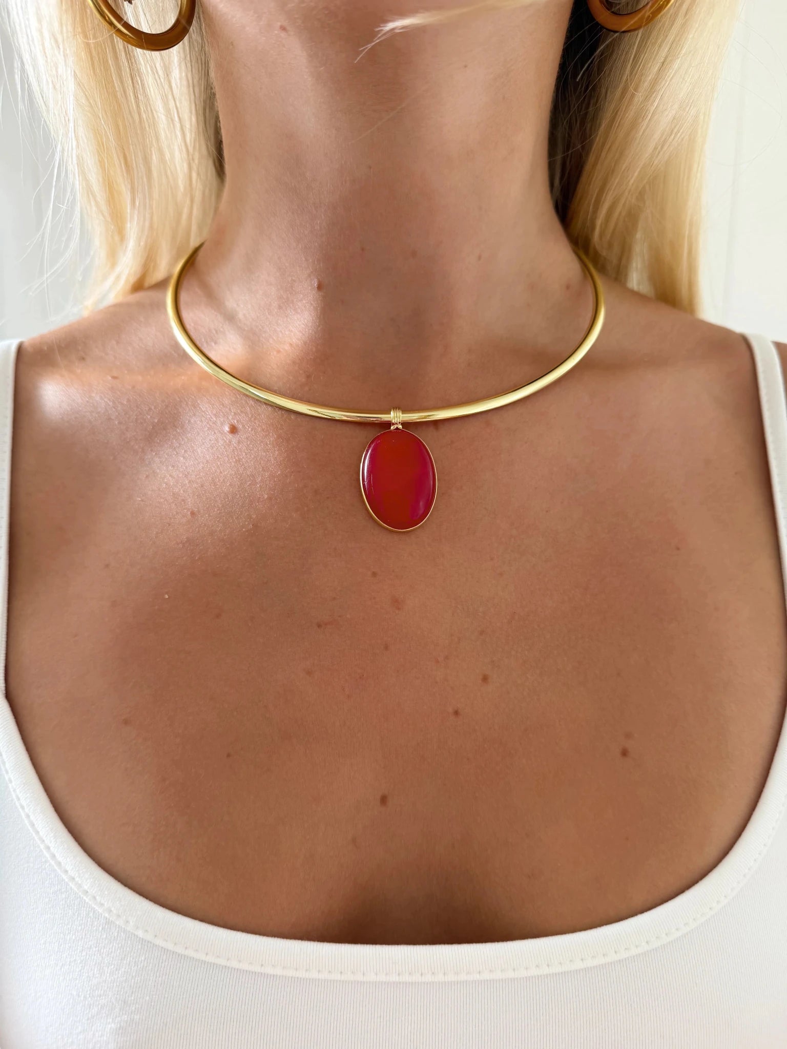 LUMI NECKLACE RED - scandivv