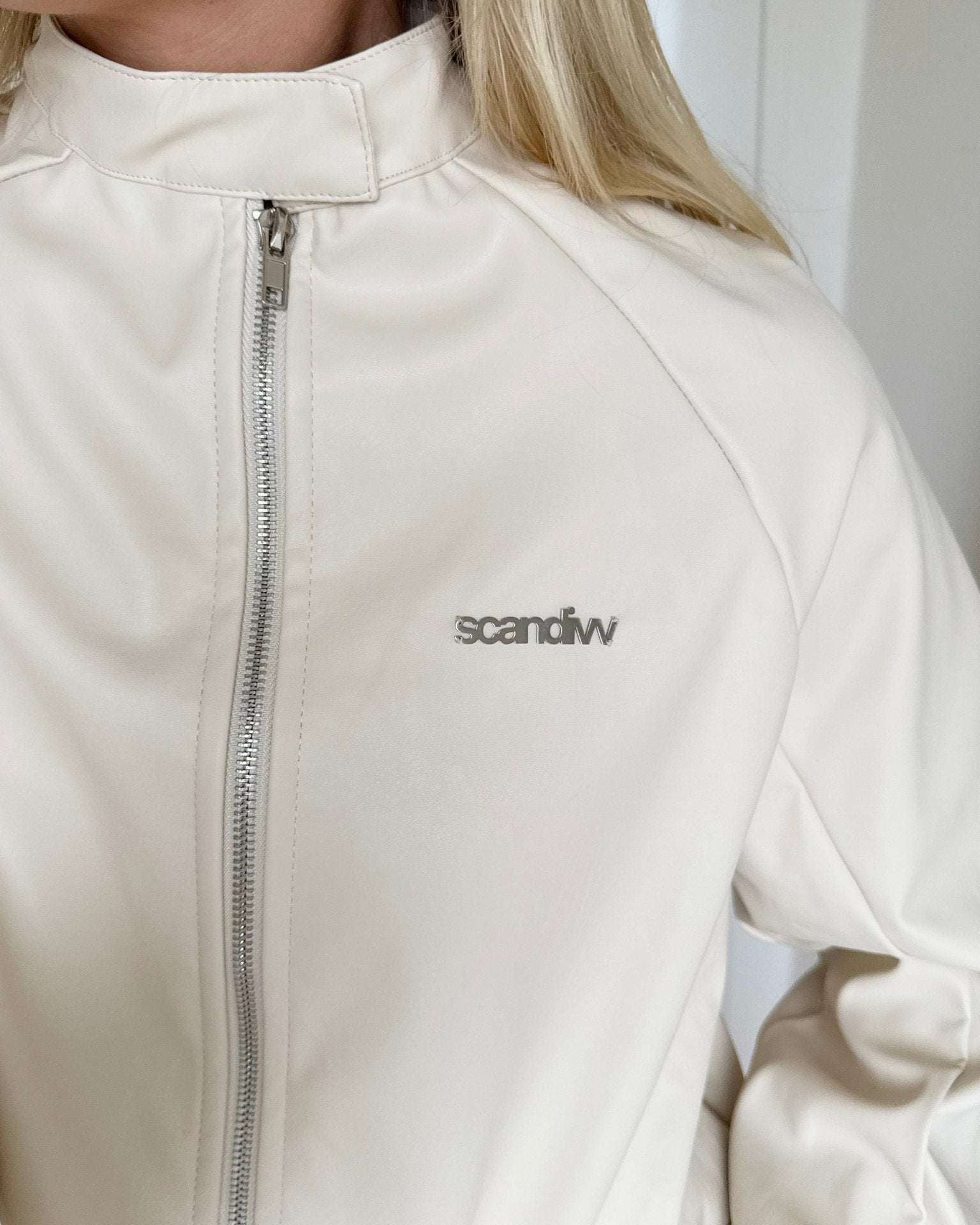 RUBI PU JACKET IN CREAM - scandivv