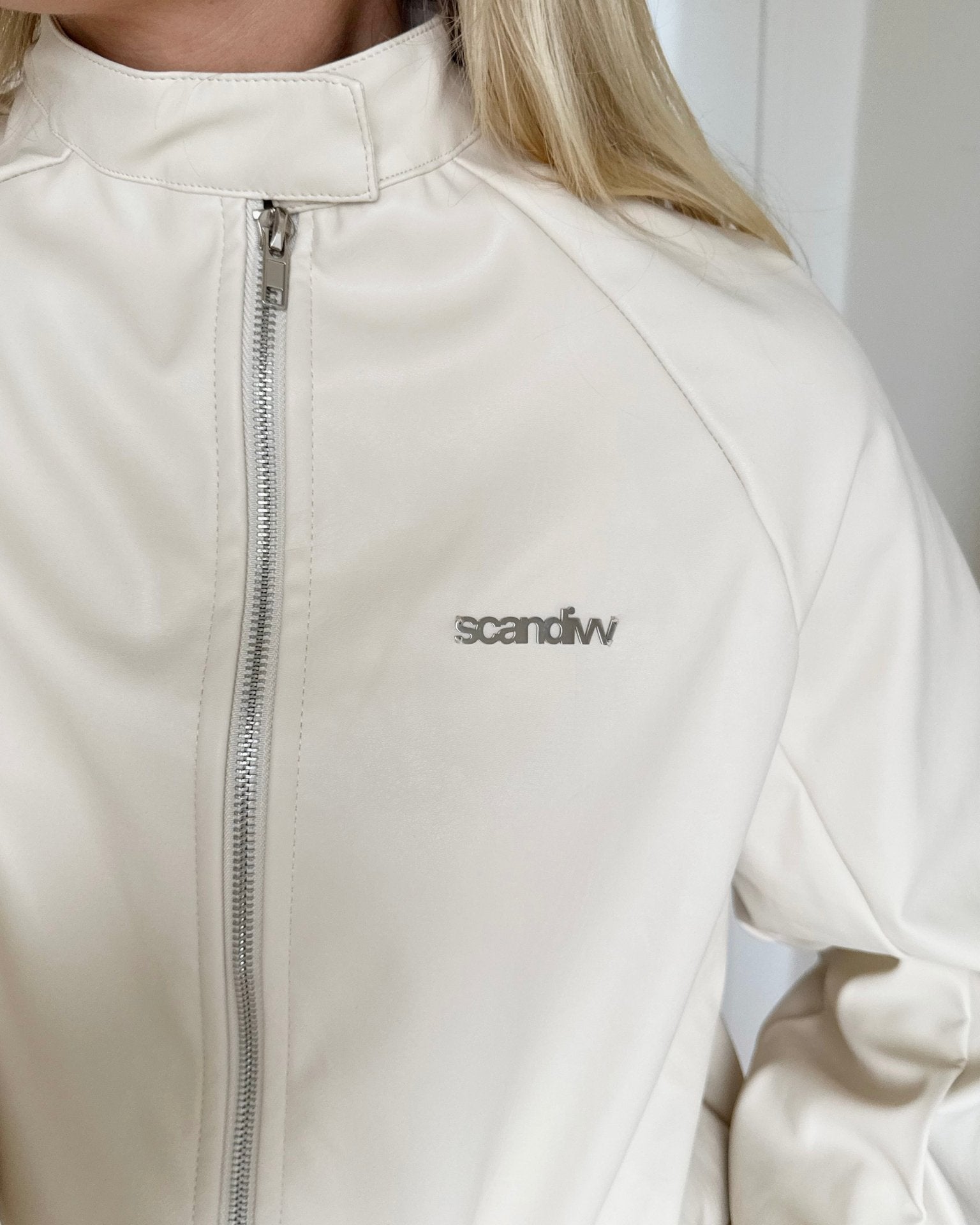 RUBI PU JACKET IN CREAM - scandivv