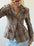 NOOR PLAID BLAZER IN BROWN - scandivv