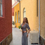 MAEVE SHELL BUTTONS PANTS IN SMOKE - scandivv