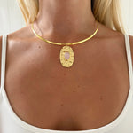 BIBI NECKLACE IN ROSE - scandivv