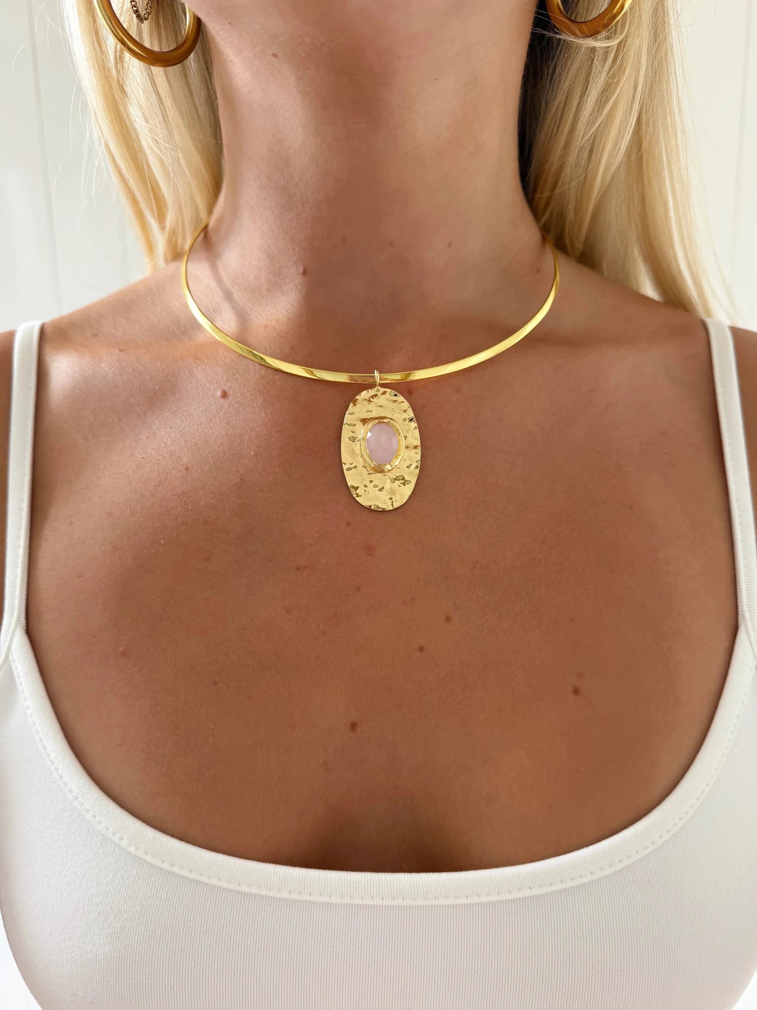 BIBI NECKLACE IN ROSE - scandivv