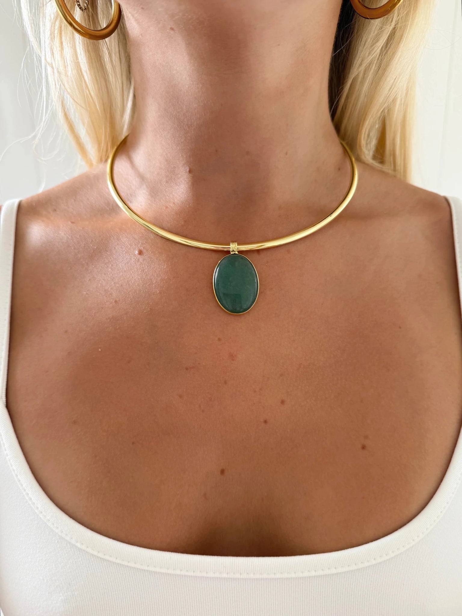 LUMI NECKLACE GREEN - scandivv