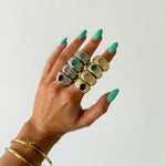 BEER RING SILVER IN ROSE - scandivv