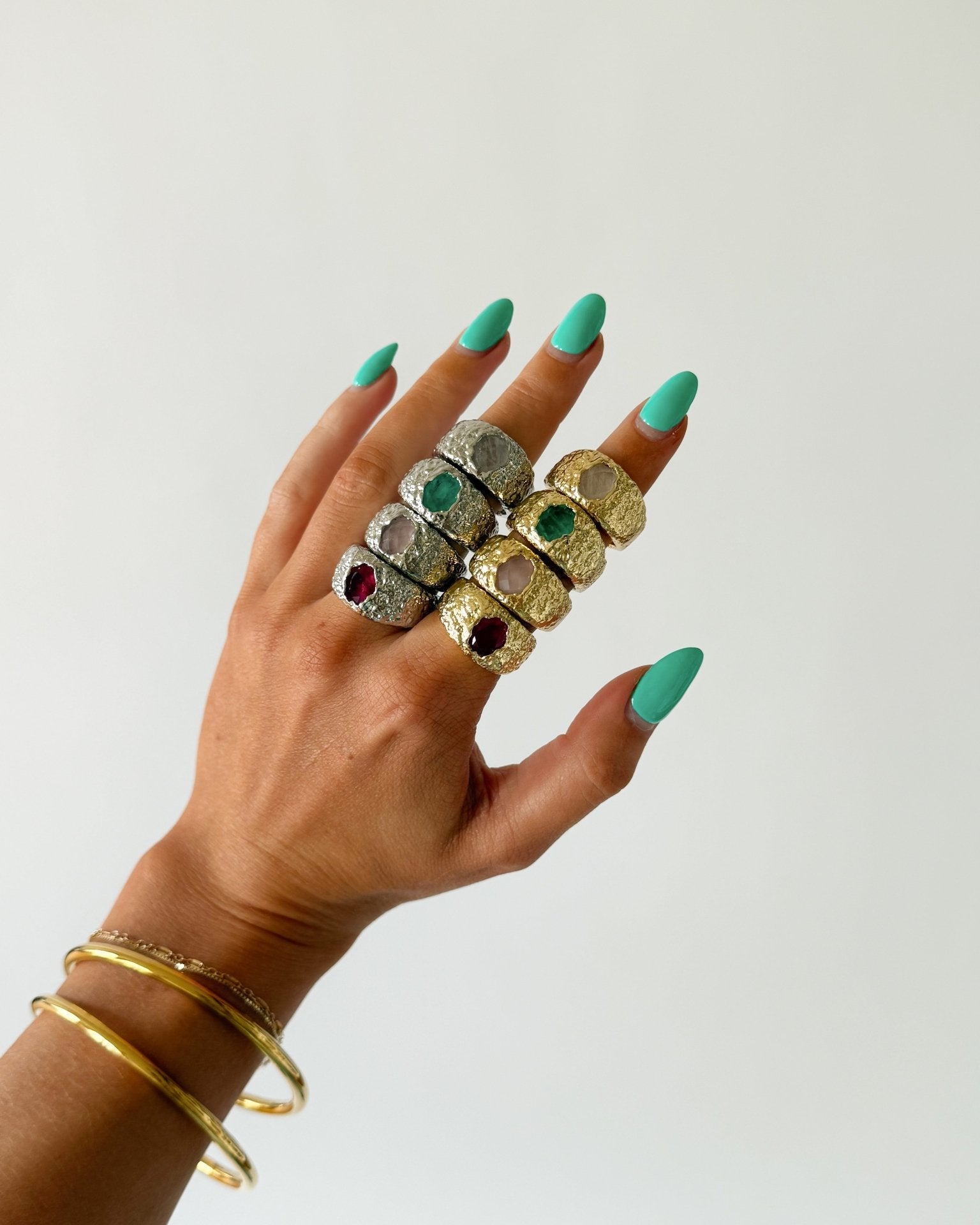 BEER RING SILVER IN ROSE - scandivv