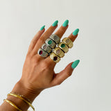 BEER RING SILVER IN WHITE - scandivv