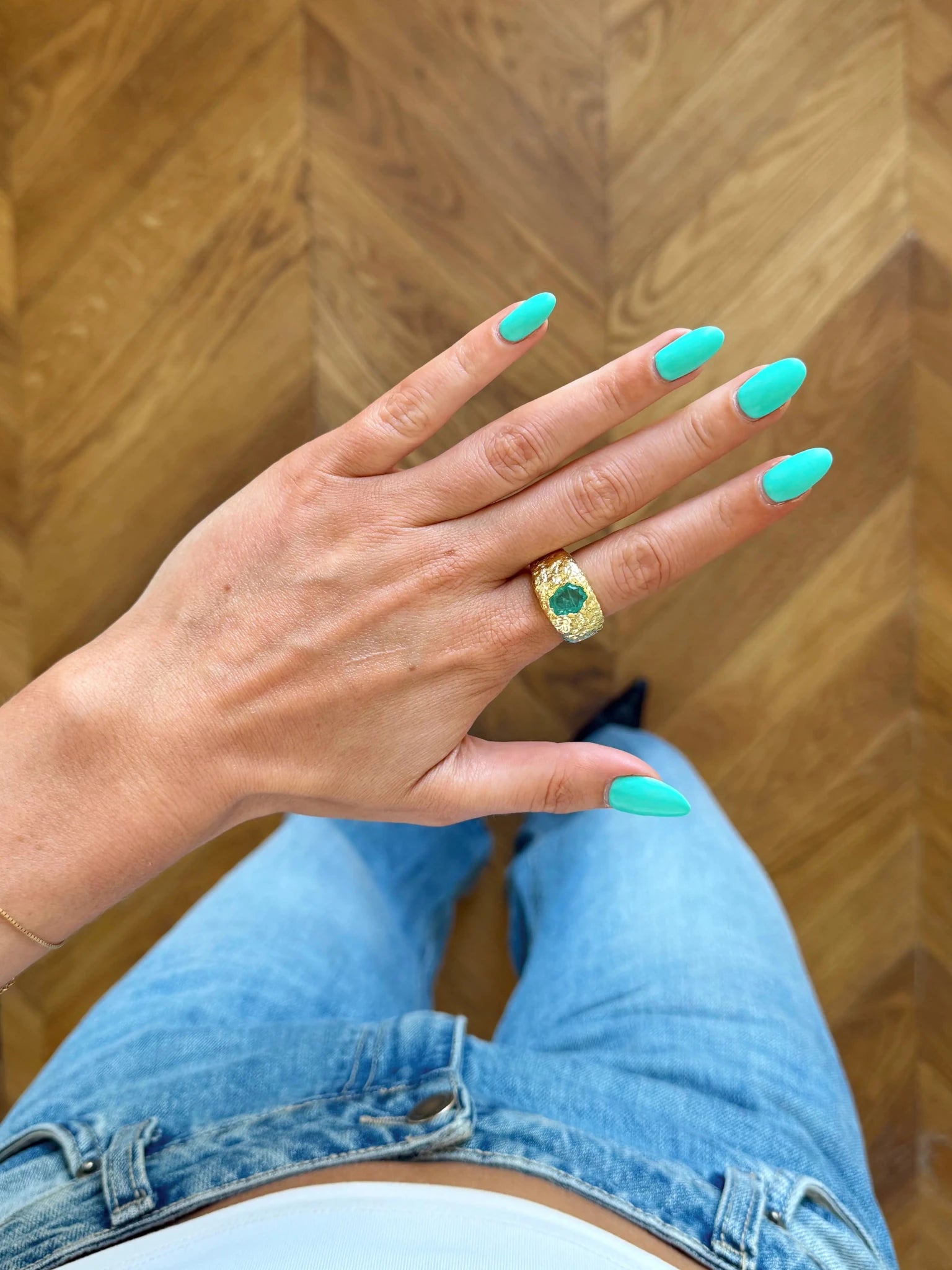 BEER RING IN AQUA - scandivv