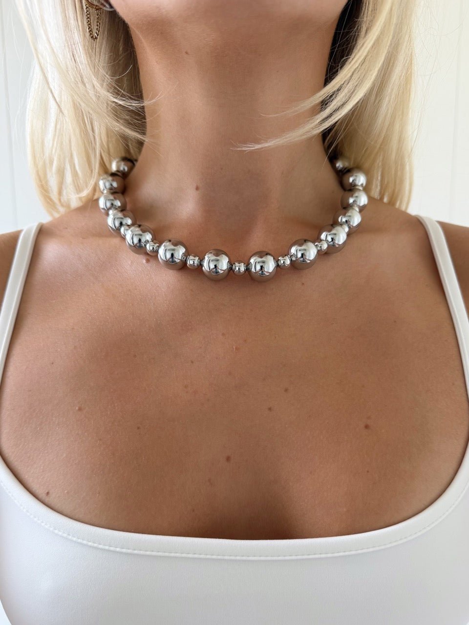 AGNES NECKLACE SILVER - scandivv