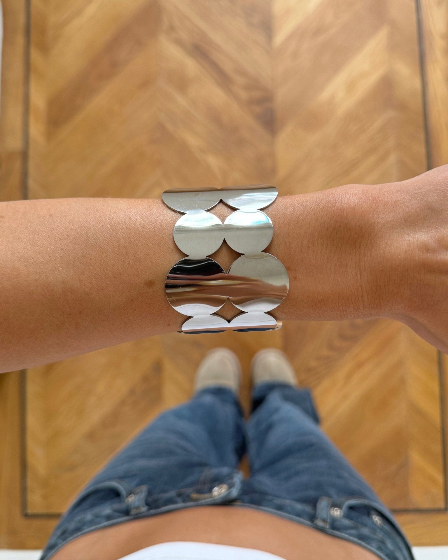 NOOR BANGLE SILVER - scandivv