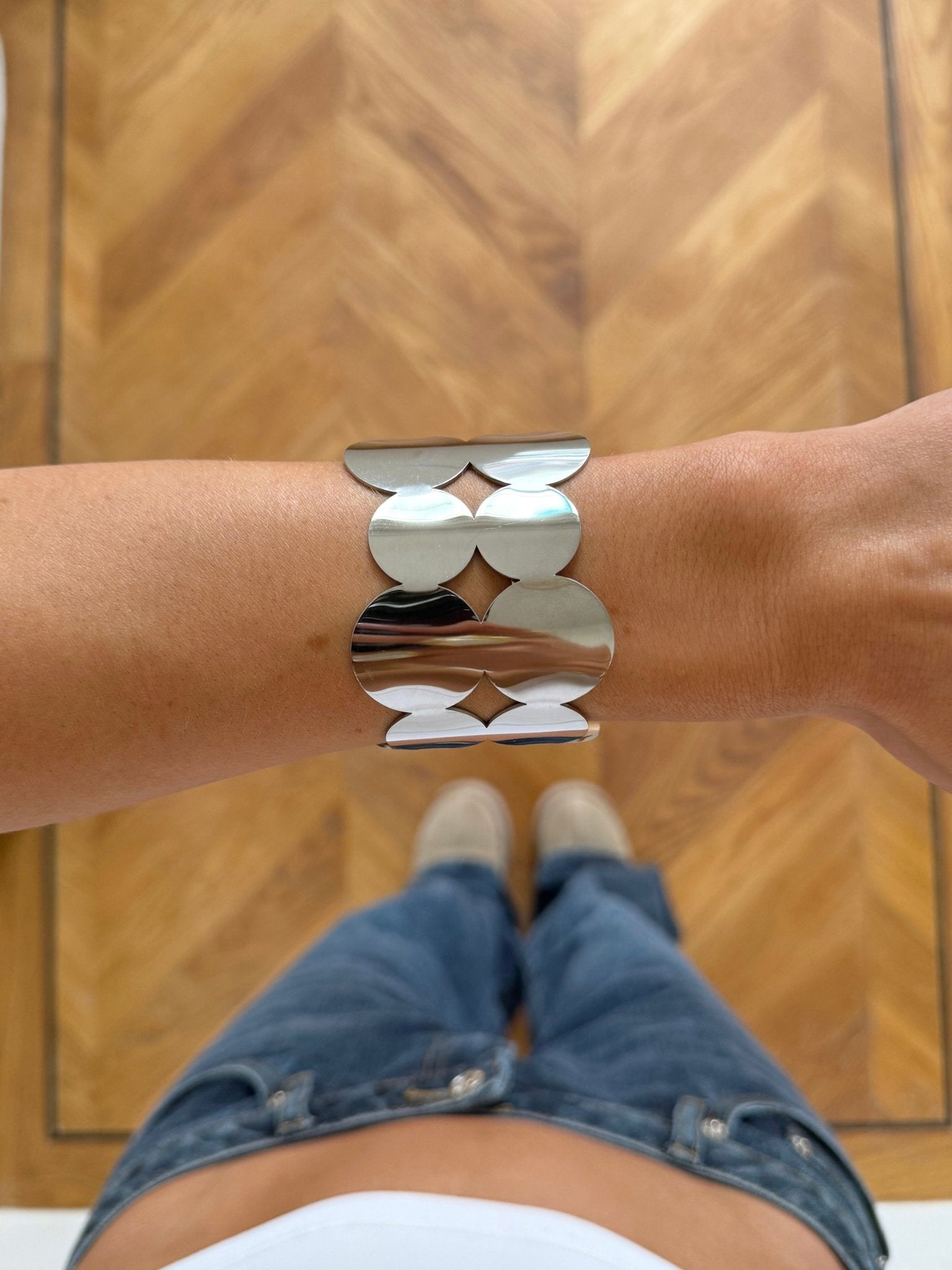 NOOR BANGLE SILVER - scandivv