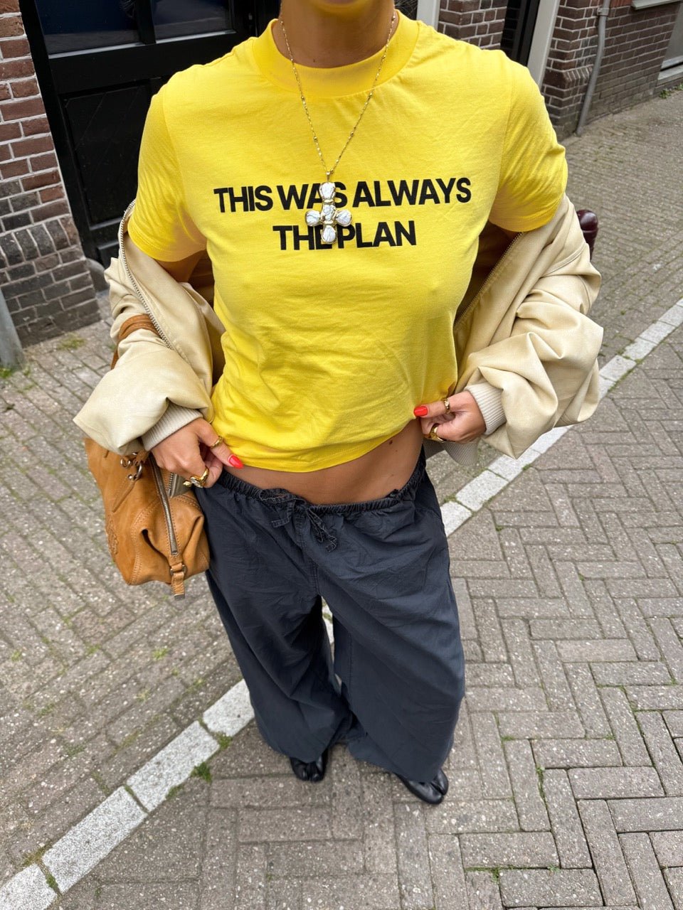 THIS WAS ALWAYS THE PLAN GRAPHIC TEE - scandivv