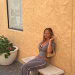 MAEVE SHELL BUTTONS PANTS IN SMOKE - scandivv