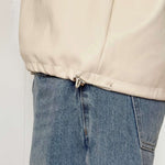 RUBI PU JACKET IN CREAM - scandivv