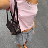 PREORDER - ADA TOP WITH SHELL BUTTONS IN PINK - scandivv
