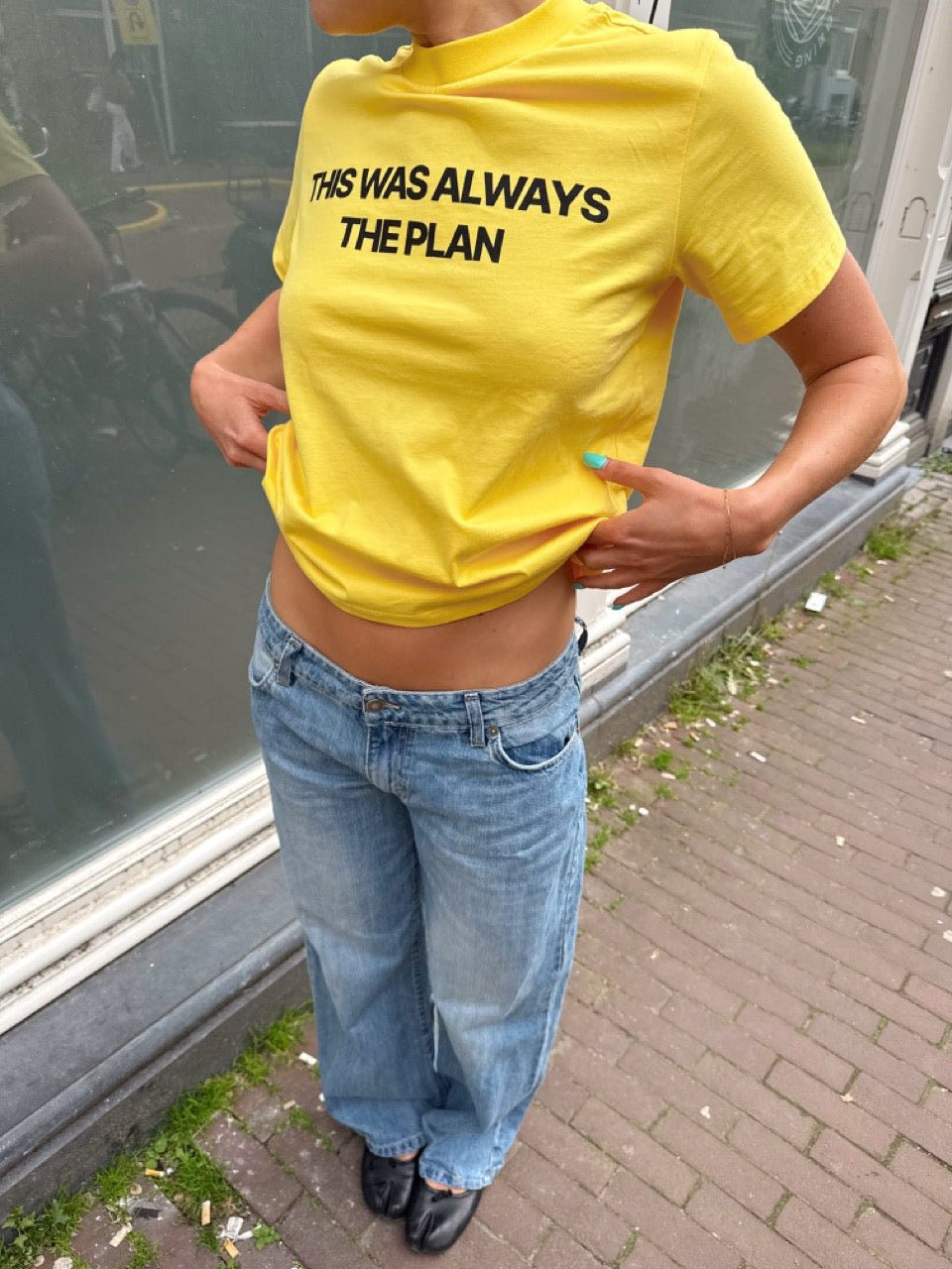 THIS WAS ALWAYS THE PLAN GRAPHIC TEE - scandivv
